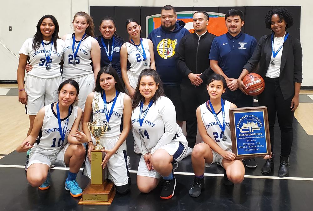Coach Jasmine Bryant and CCVHS athletes met the challenge as CIF Division 3 City Champions.